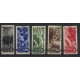 RUSIA 1935  Yv. 536/40 SERIE COMPLETA DE ESTAMPILLAS USADAS 40 EUROS